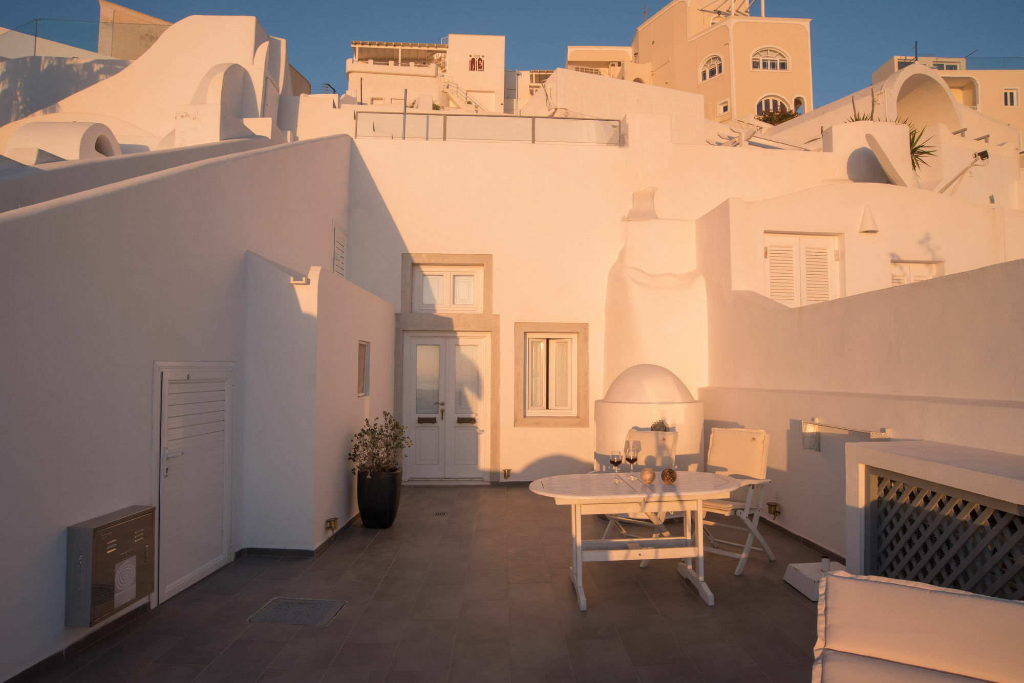 Karpimo Horizon - Caldera View With Private Hot Tub Villa Firostefani Exterior photo
