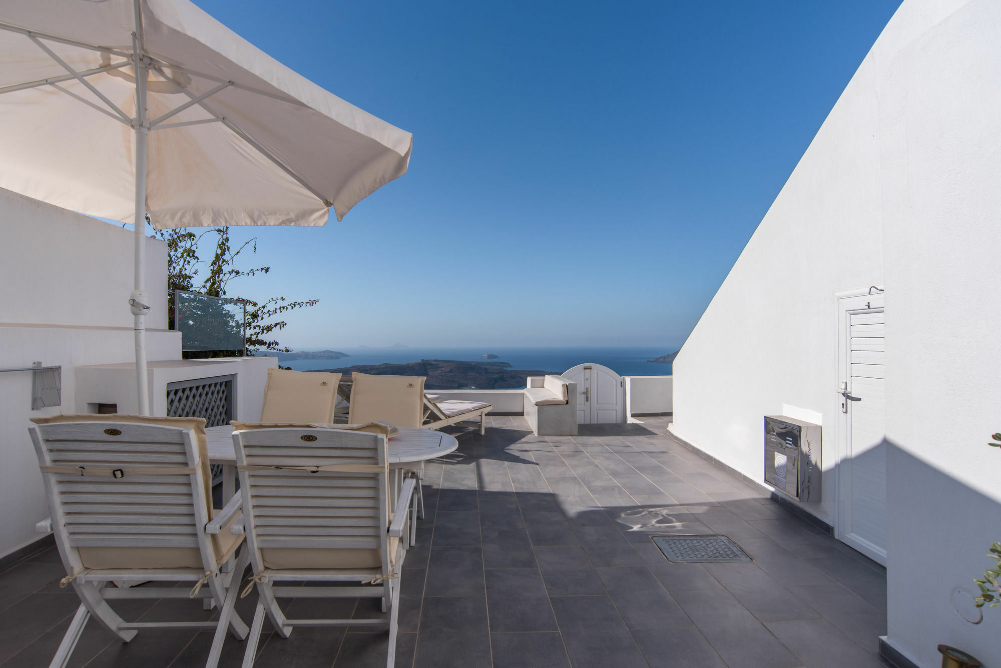 Karpimo Horizon - Caldera View With Private Hot Tub Villa Firostefani Exterior photo