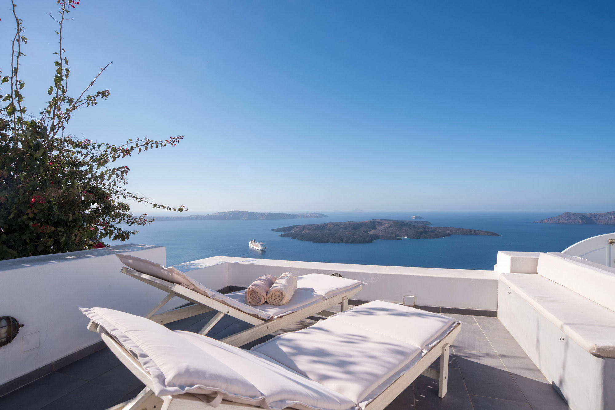 Karpimo Horizon - Caldera View With Private Hot Tub Villa Firostefani Exterior photo
